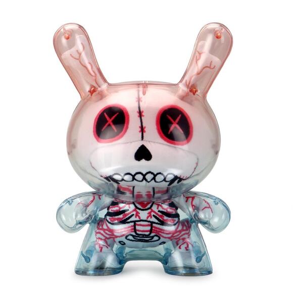 Kidrobot 8" White Gashadokuro Dunny Vinyl Figure -Super Rare!!! - Picture 2 of 11
